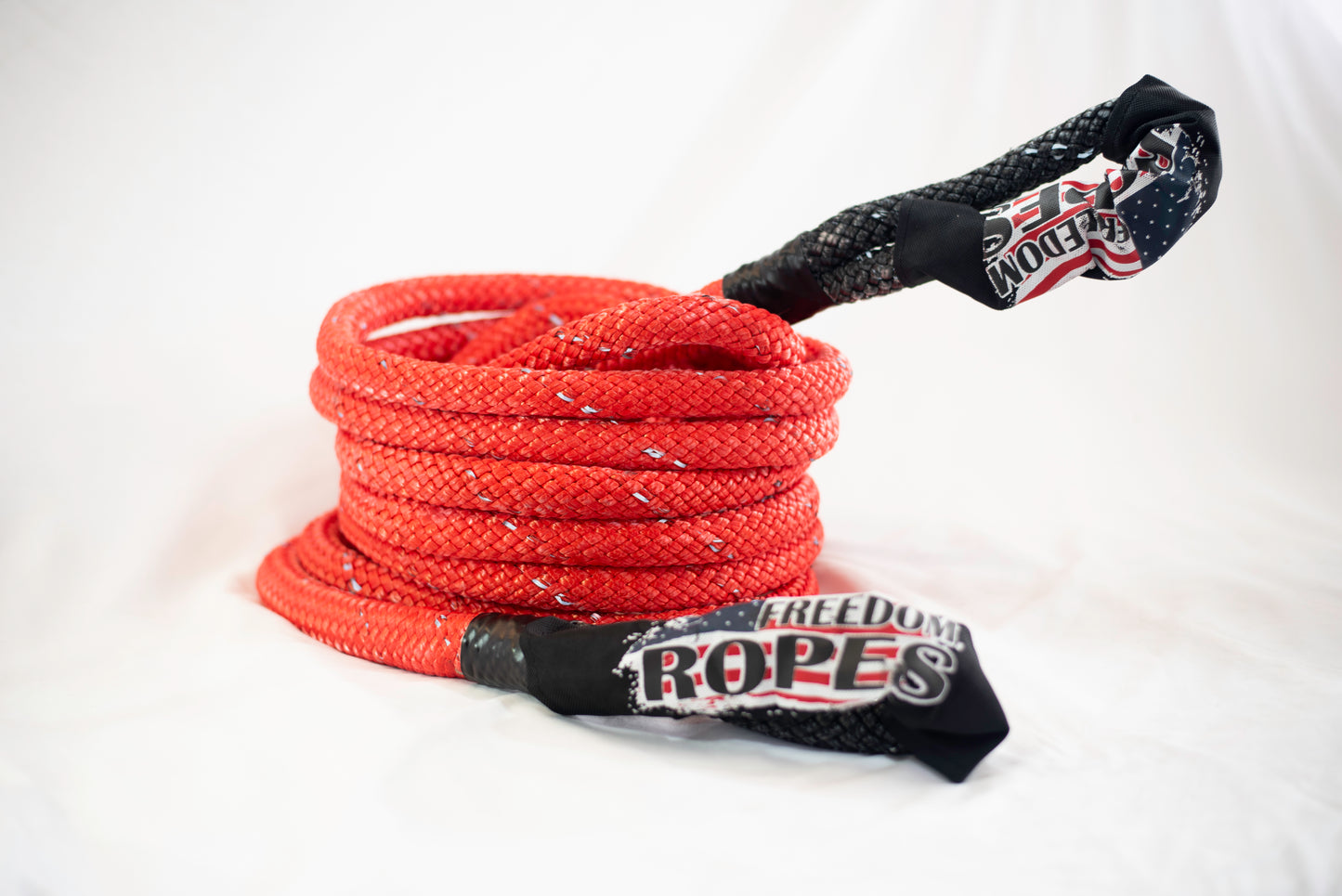Coiled 1/2â€x20’ red Kinetic Freedom Rope
