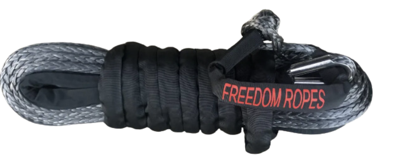 1/4"x50' Freedom Winchline with Soft Shackle - Synthetic Winchline