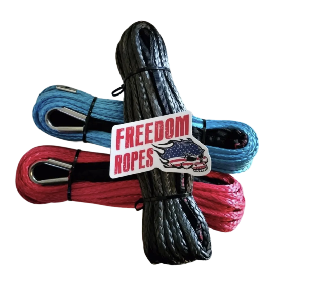 5/16"x50' Freedom Ropes Winchline with Soft Shackle - Synthetic Winchline