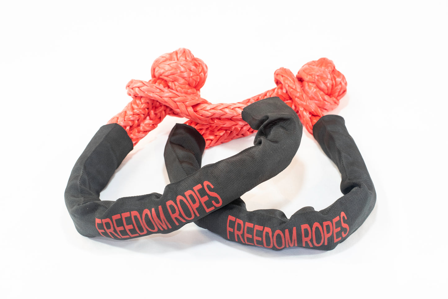 Freedom Ropes Synthetic Soft Shackles Red