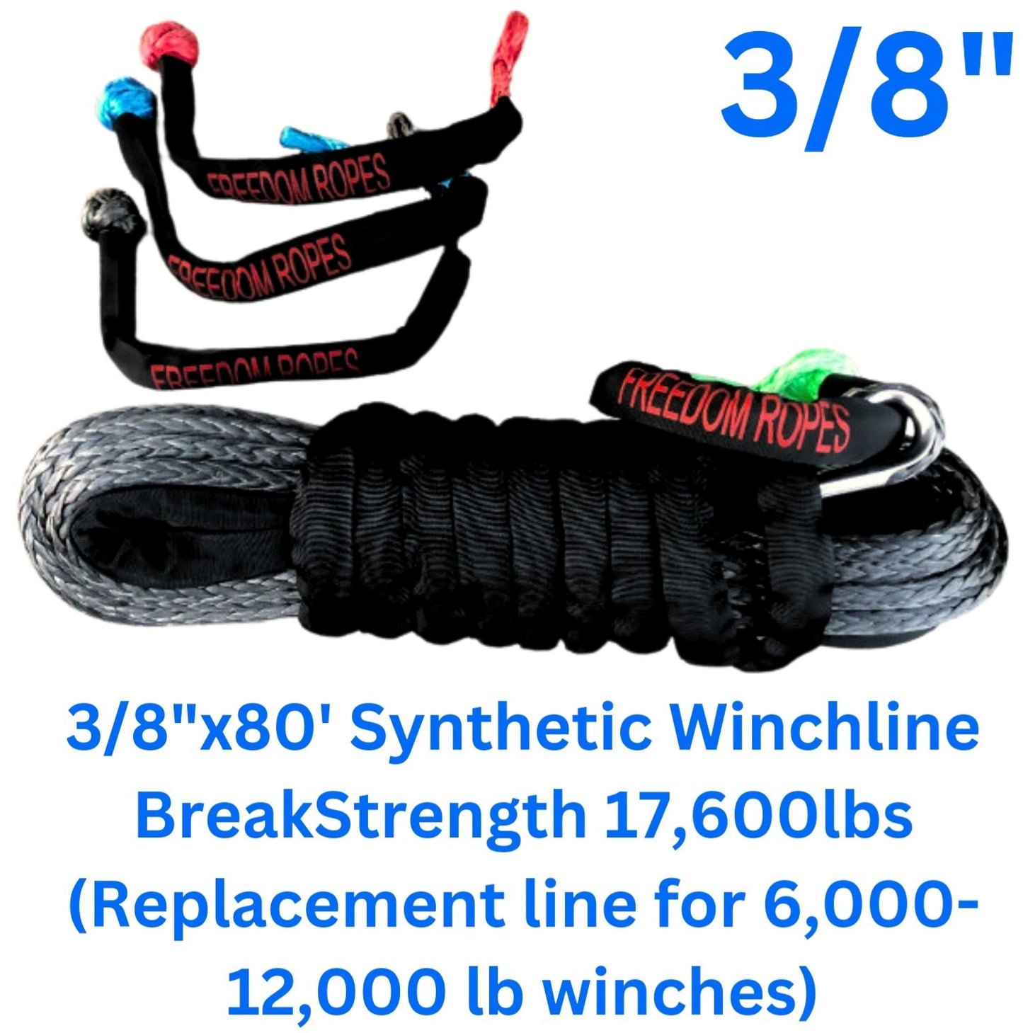 Plasma Synthetic Winchline with Soft Shackle