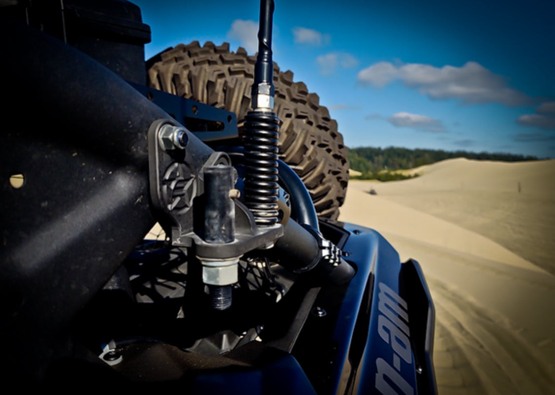 CanAm X3 B-Pillar Dual Whip Mount