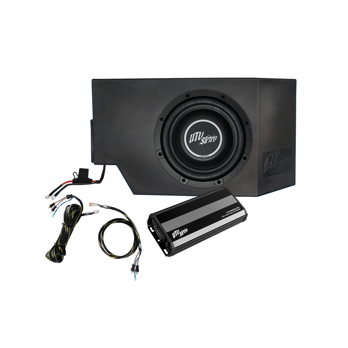 Can-Am® Defender 500W Single Driver Side 10" Subwoofer Kit | UTVS-DEF-SUB-500-DRIVER