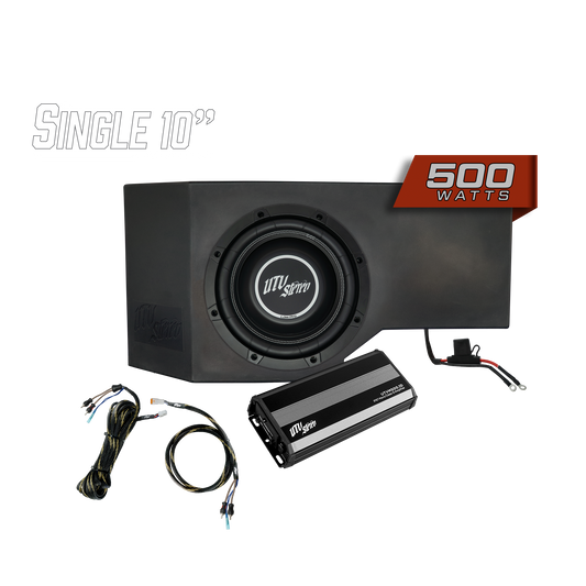 Can-Am® Defender 500W Single Passenger Side 10" Subwoofer Kit | UTVS-DEF-SUB-500-PASS