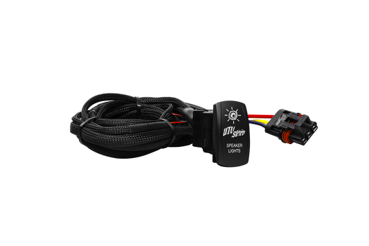 RZR® Pro Series Low Current Harness + Rocker Switch & Pulse Bar Plug | UTVS-PRO-HRN-LC-RKR