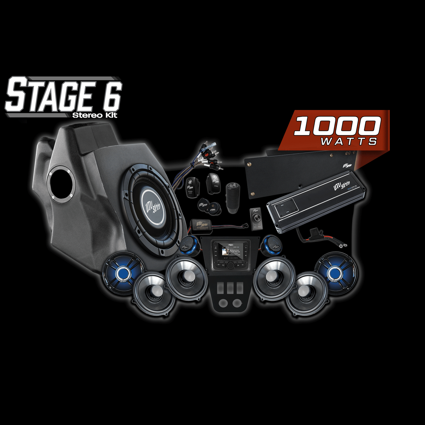 RZR® Pro Series Signature Stage 6 Stereo Kit | UTVS-PRO-S6-S