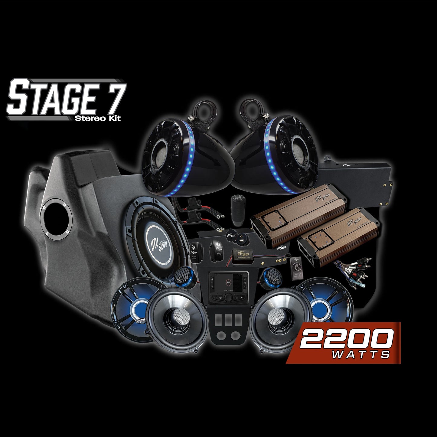 RZR® Pro Series Elite Stage 7 Stereo Kit | UTVS-PRO-S7-E