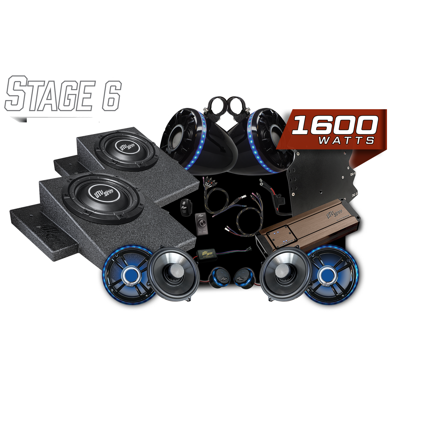 Can-Am® Maverick R Elite Series Stage 6 Stereo Kit | UTVS-R-S6-E