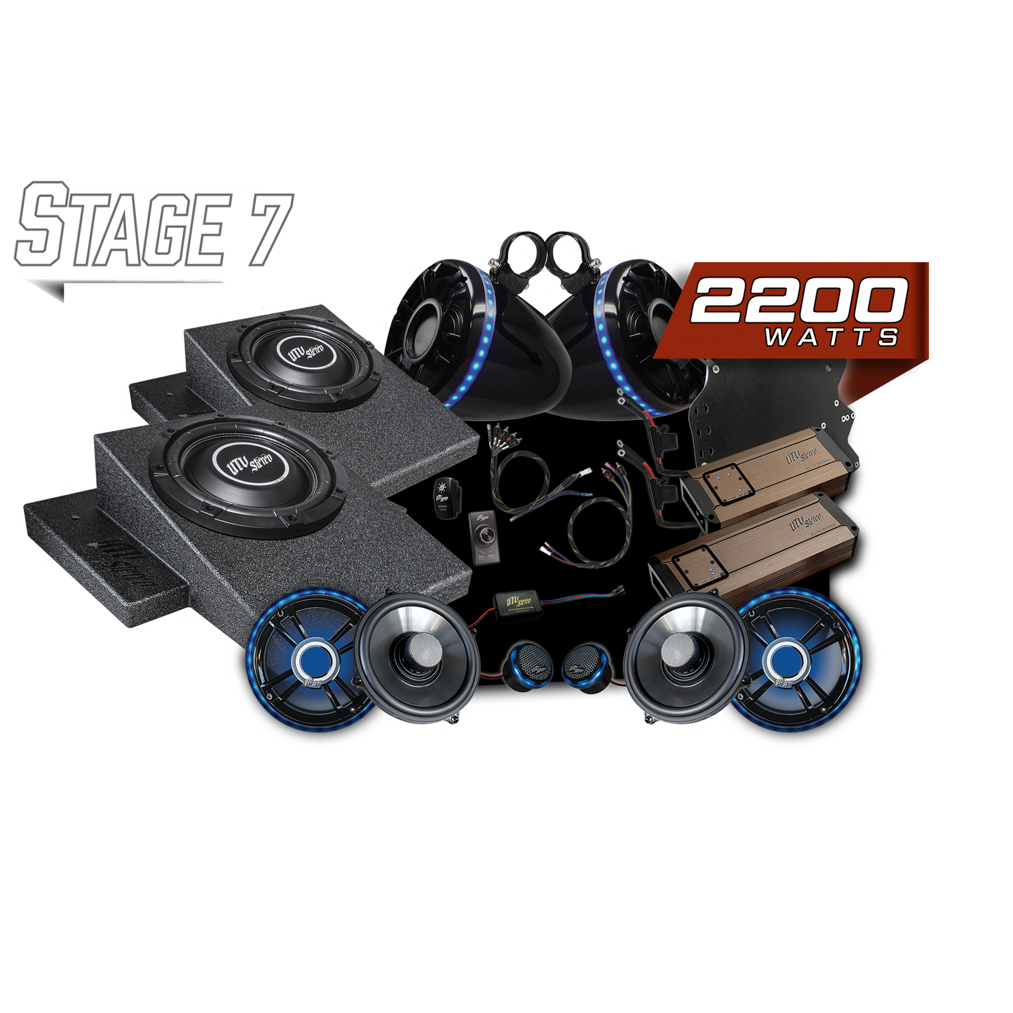 Can-Am® Maverick R Elite Series Stage 7 Stereo Kit | UTVS-R-S7-E