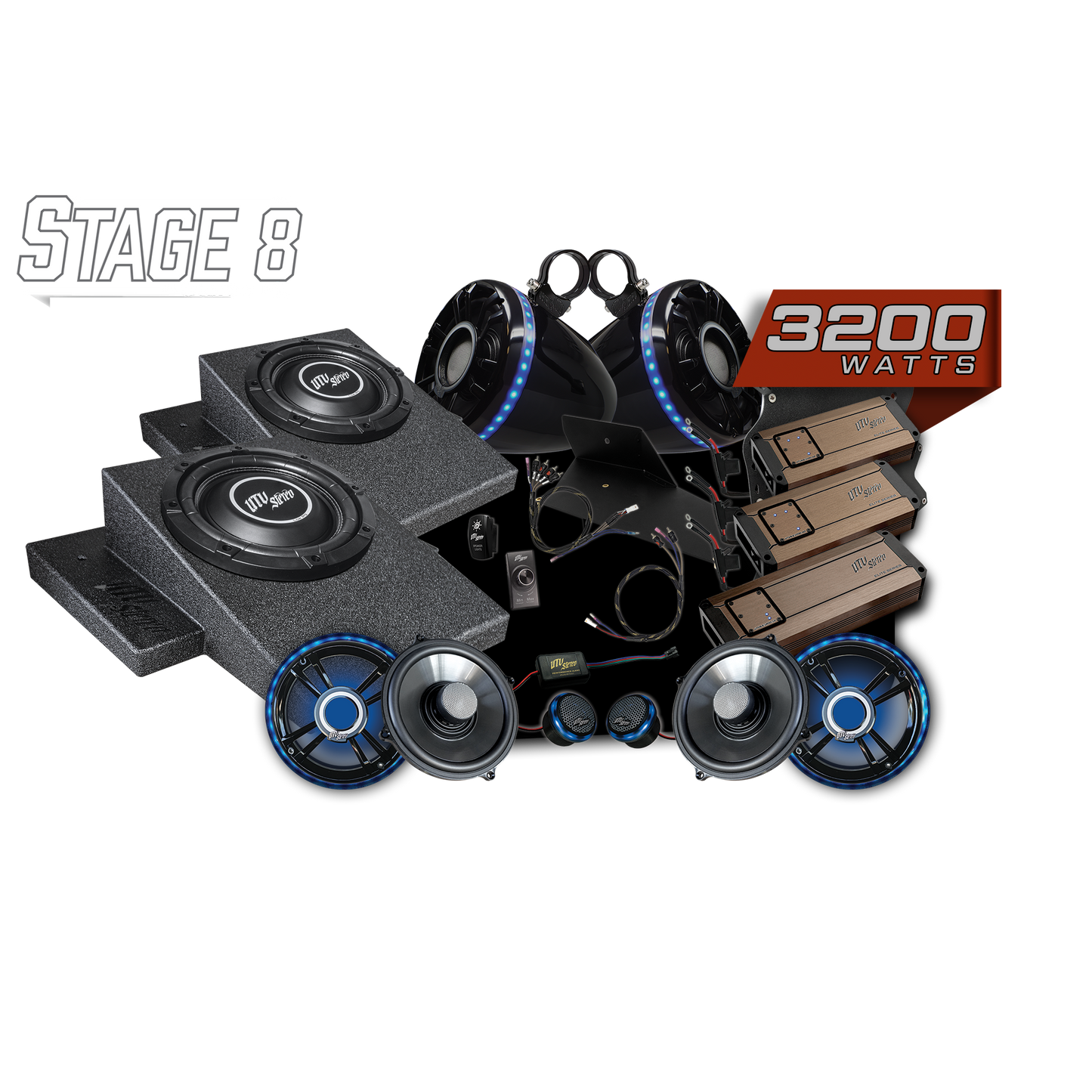 Can-Am® Maverick R Elite Series Stage 8 Stereo Kit | UTVS-R-S8-E