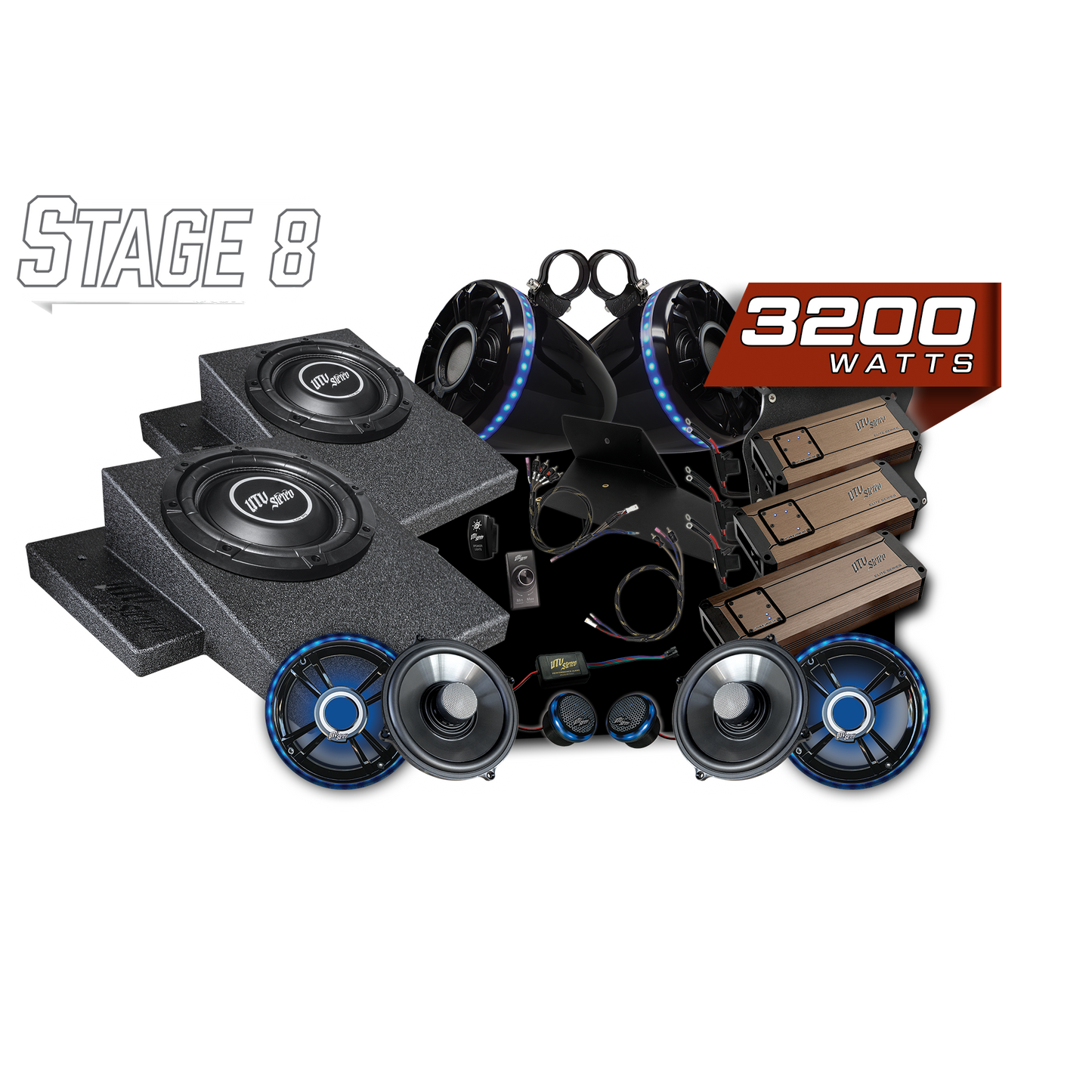 Can-Am® Maverick R Elite Series Stage 8 Stereo Kit | UTVS-R-S8-E