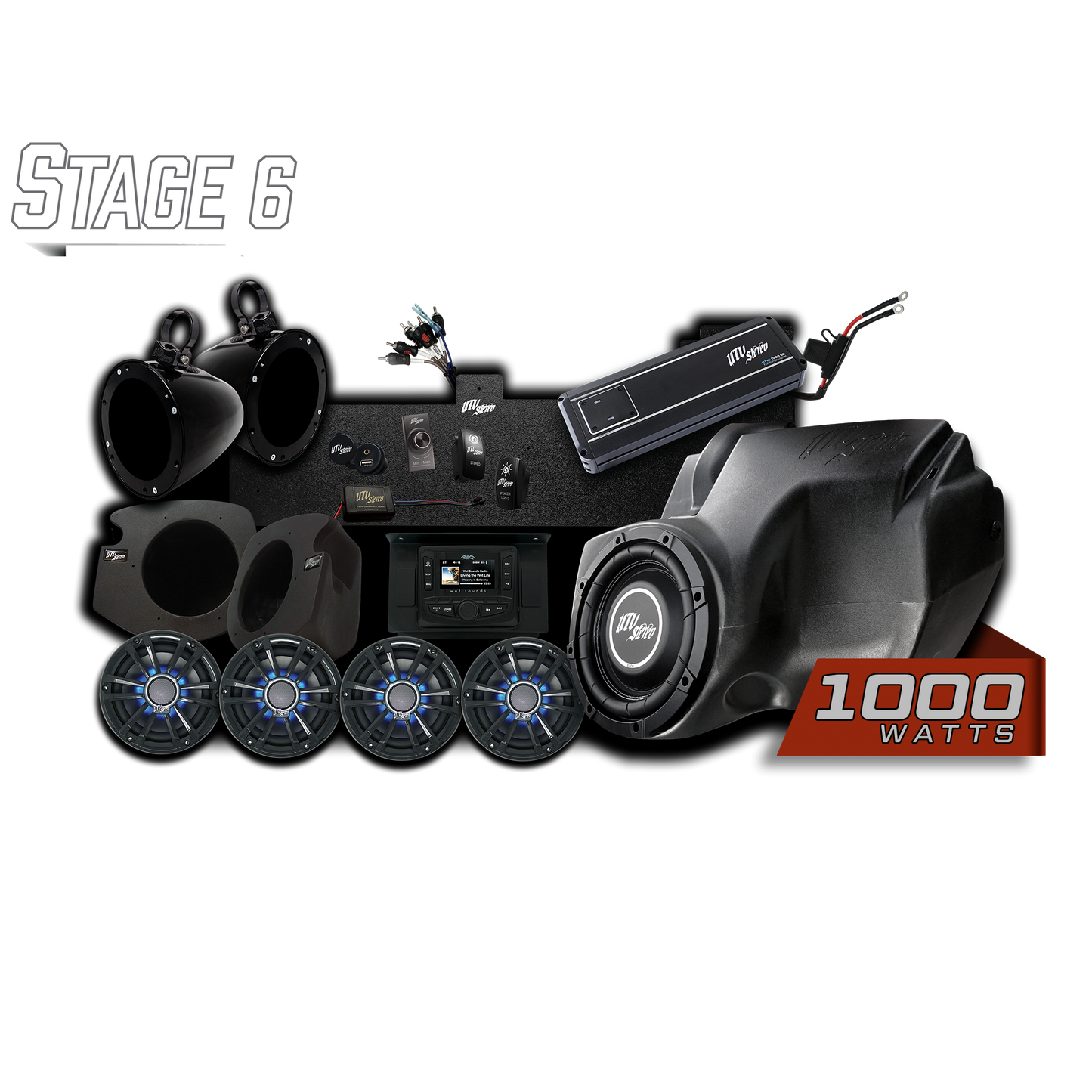 RZR® Signature Series Stage 6 Stereo Kit | UTVS-RZR-S6-S