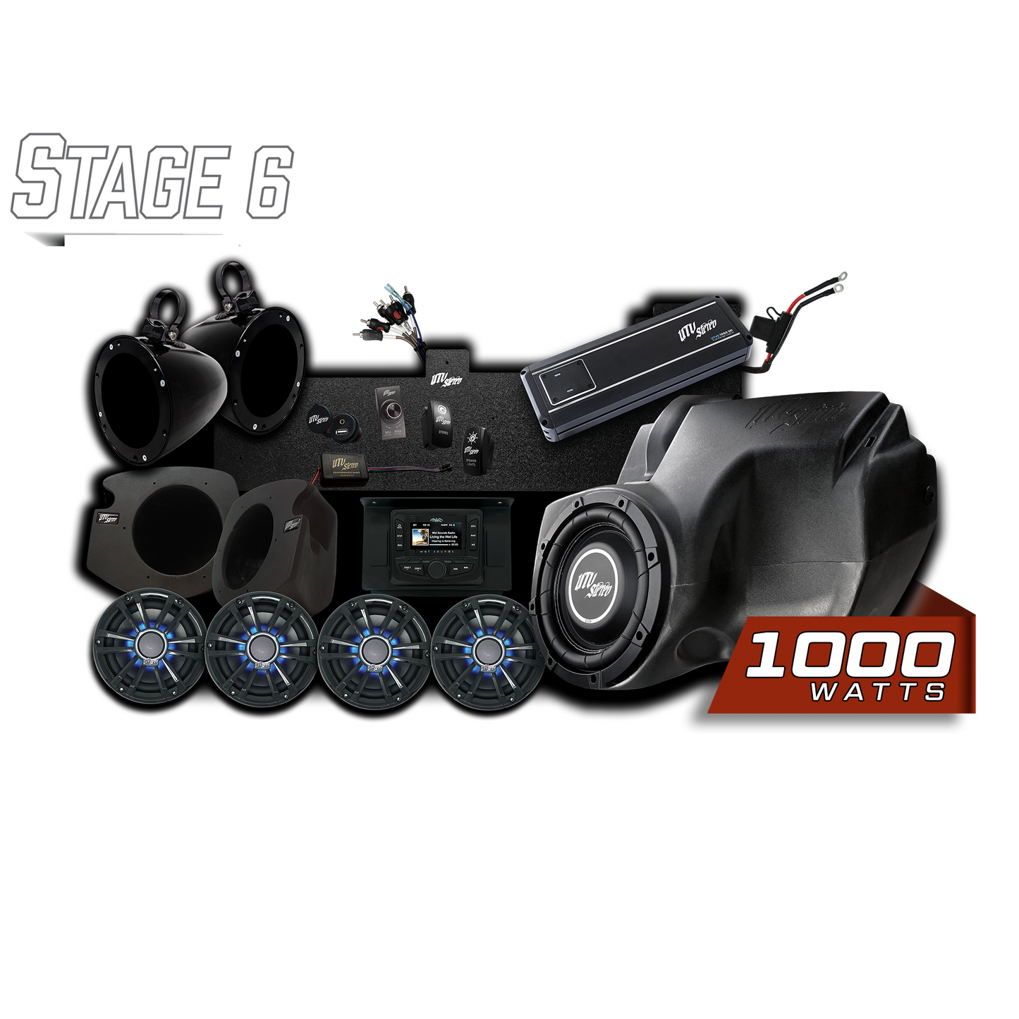 RZR® Signature Series Stage 6 Stereo Kit | UTVS-RZR-S6-S