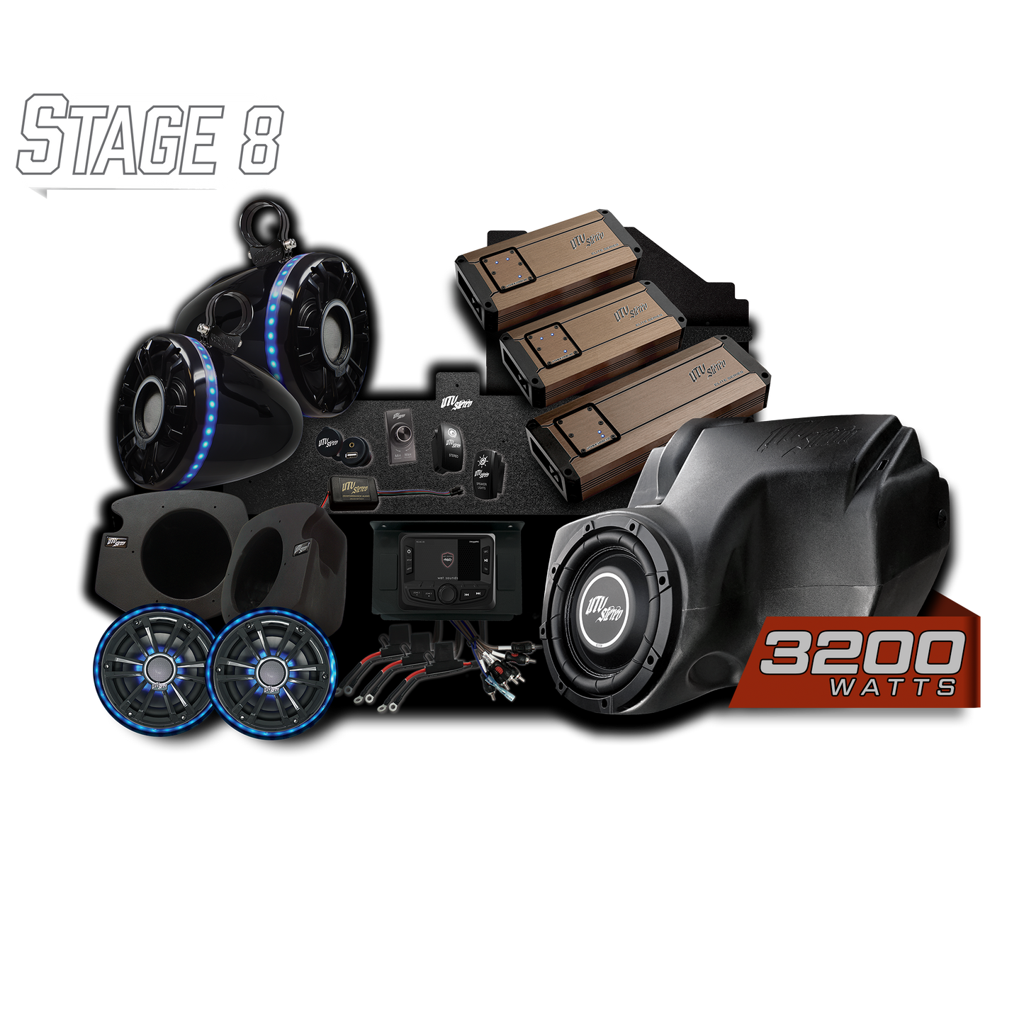 RZR® Elite Series Stage 8 Stereo Kit | UTVS-RZR-S8-E