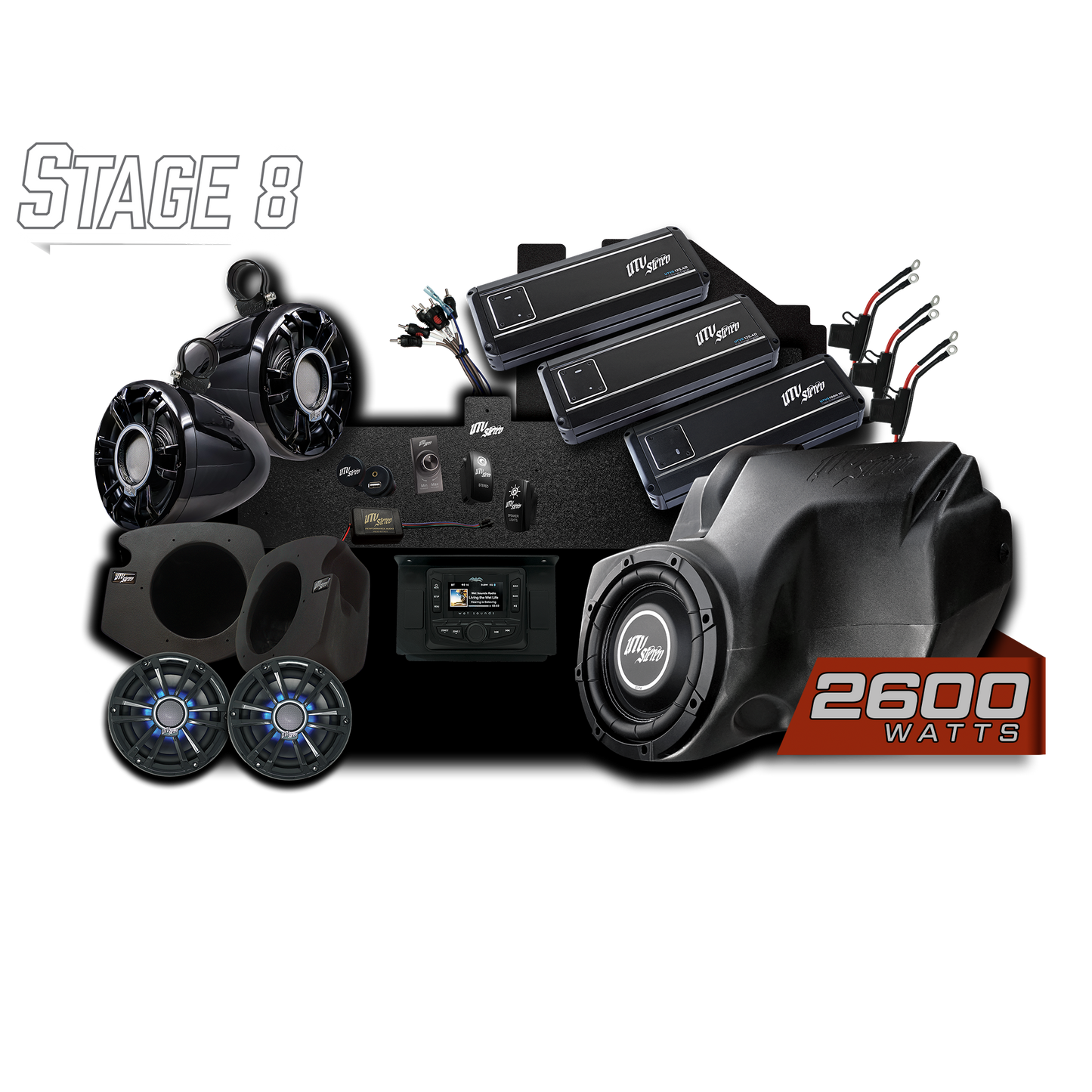 RZR® Signature Series Stage 8 Stereo Kit | UTVS-RZR-S8-S