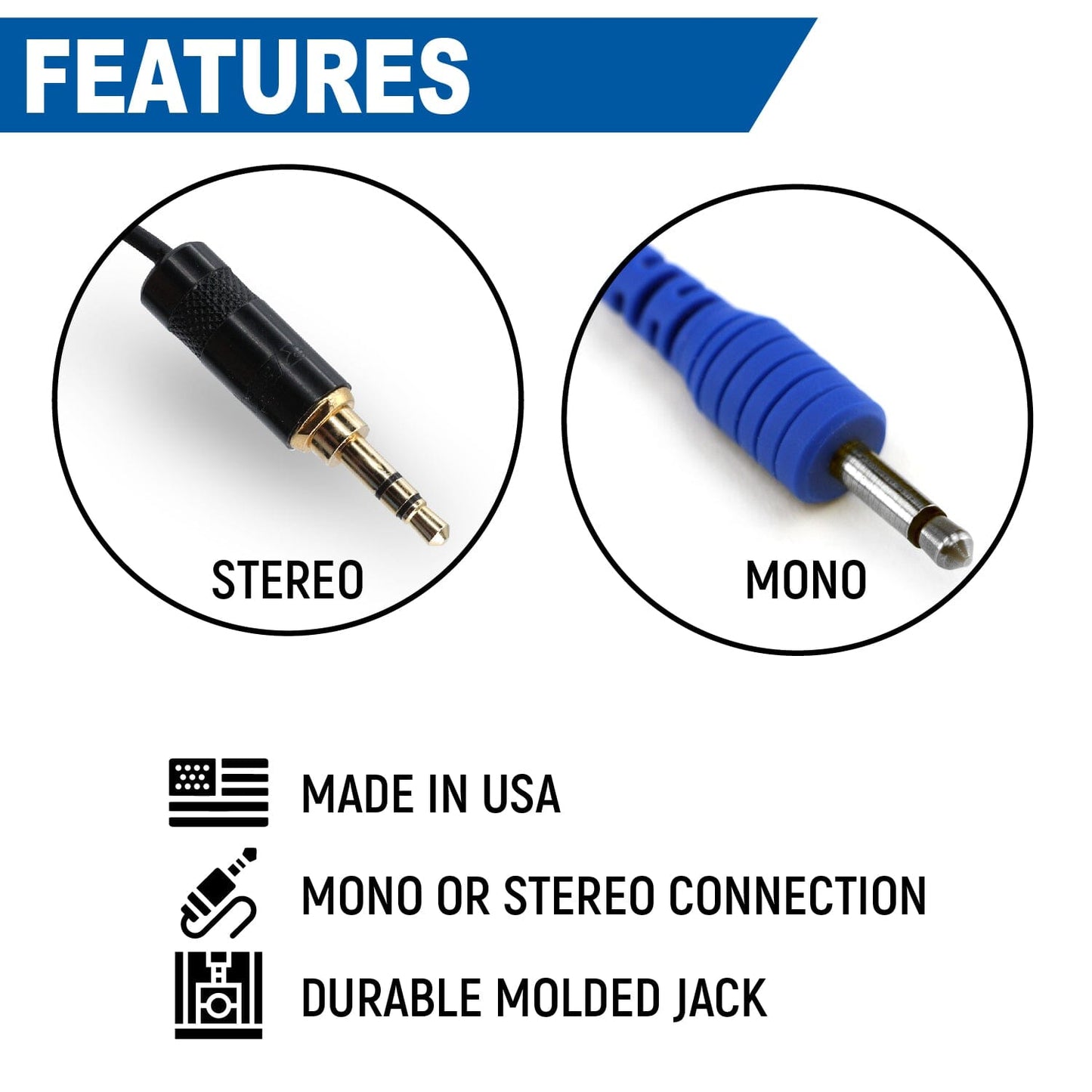 Challenger Semi-Custom Molded Ear Bud Speakers with 1/8" Plug