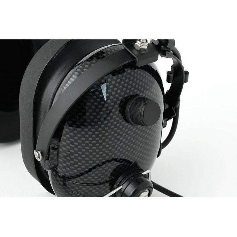 H22 Over the Head (OTH) Headset for 2-Way Radios - Black Carbon Fiber