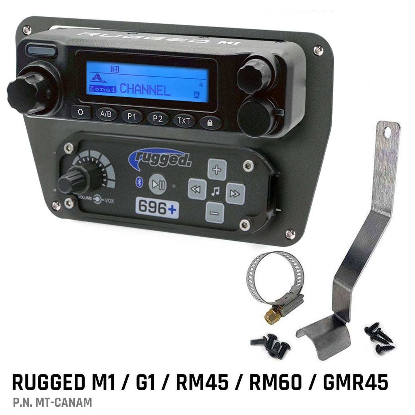 Can-Am Commander Intercom and Radio Mount