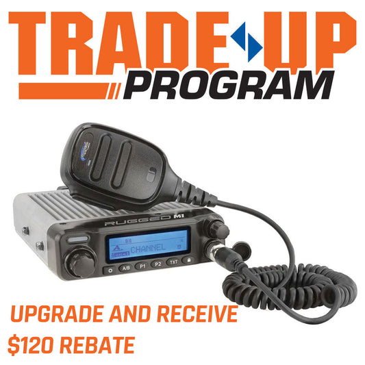 Rugged M1 RACE SERIES Waterproof Mobile Radio - Digital and Analog - TRADE UP PROGRAM