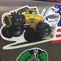 Rugged Radios '32 Die Cut Sticker