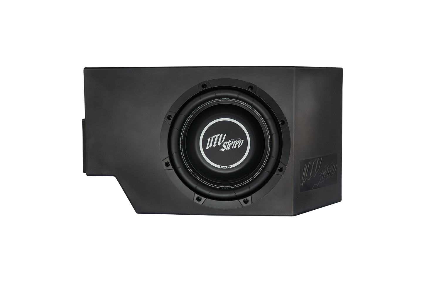 Can-Am® Defender Vented 10" Passenger Subwoofer Enclosure Unloaded | UTVS-DEF-VENC-UNDRST-PASS