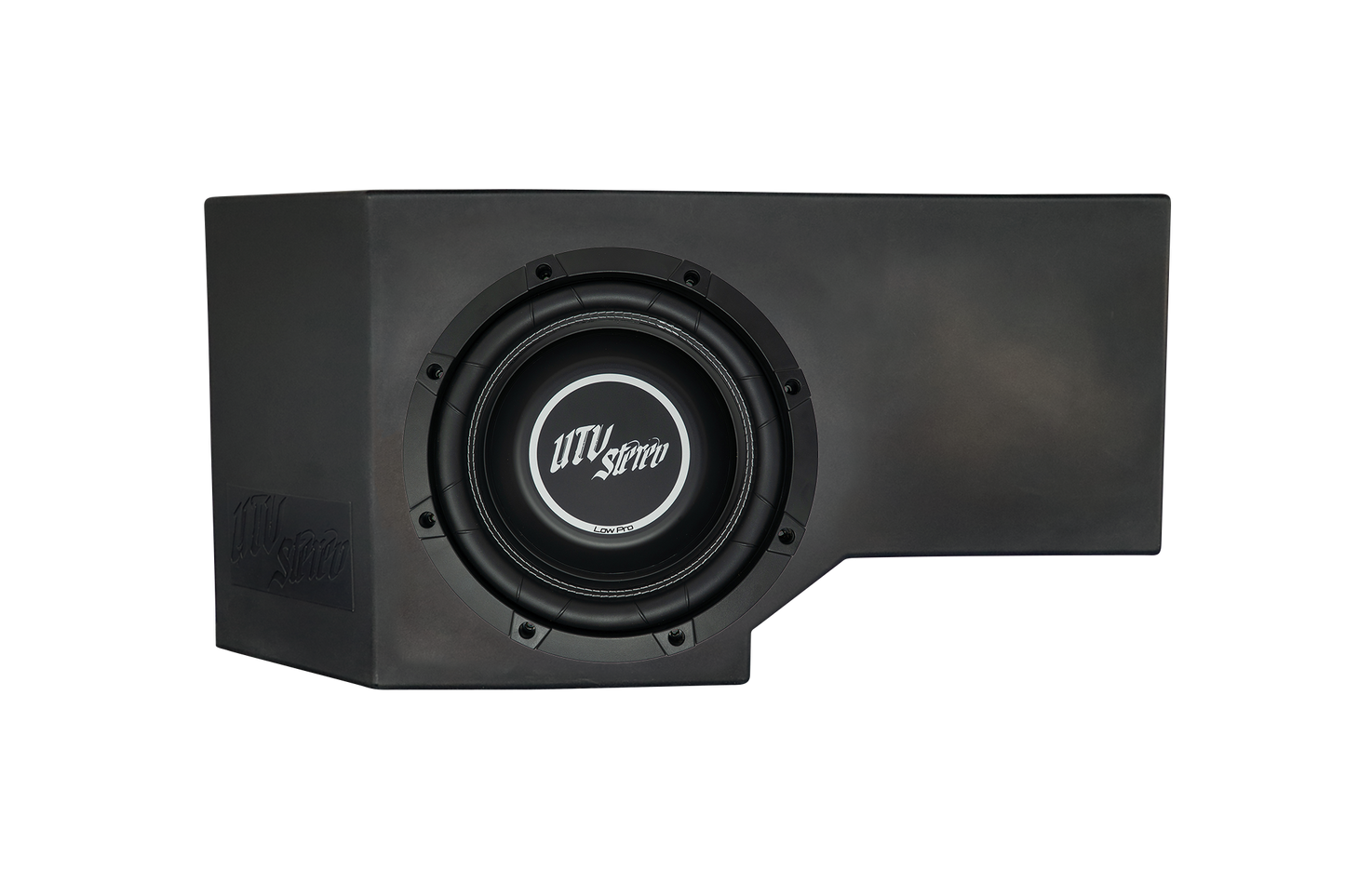 Can-Am® Defender Vented 10" Passenger Subwoofer Enclosure Unloaded | UTVS-DEF-VENC-UNDRST-PASS